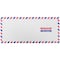 JAM Paper 4.125" x 9.5" White Airmail Envelopes